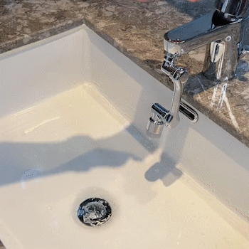 Extension de robinet universelle avec filtre anti-Ã©claboussures