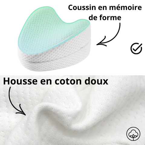 Coussin en Coton Ã  MÃ©moire de Forme pour les Jambes