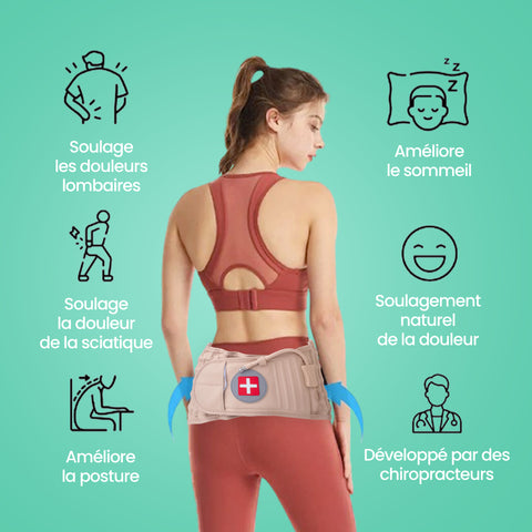 Ceinture de dÃ©compression Lomb'Air Pro - Saneo