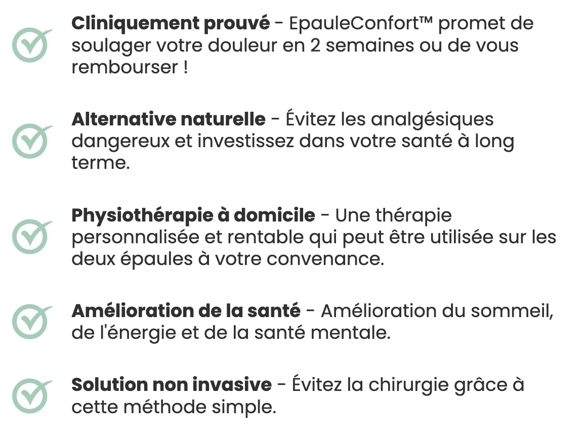 EpauleConfort - LibÃ©rez-vous des douleurs avec notre soutien innovant pour l'Ã©paule