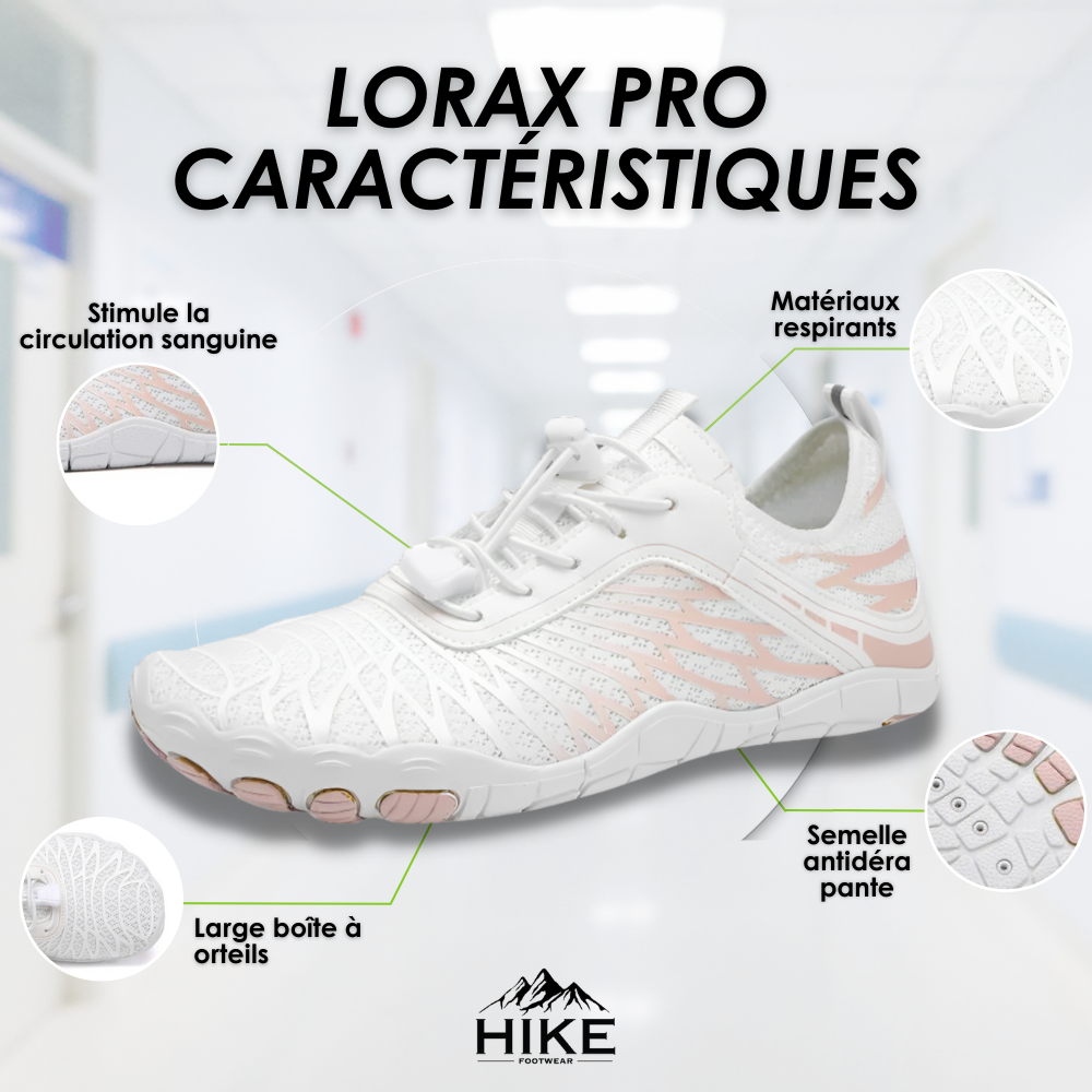 Lorax Pro - Chaussures pieds nus universelles saines et antidÃ©rapantes