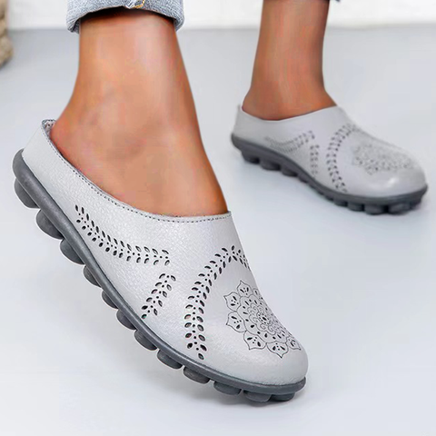 Pantoufles en cuir vÃ©ritable ultra confortables Namido