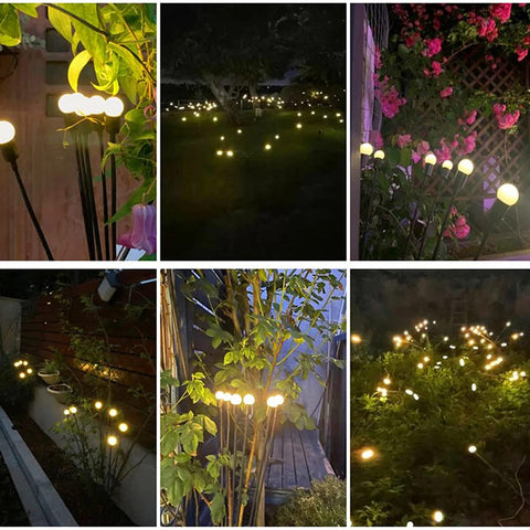 Lampes LED Lucioles à Énergie Solaire
