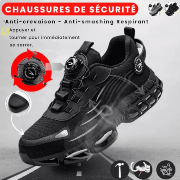 INDESTRUCTIBLE |SOULIERS DE SÉCURITÉ UNISEXE (POUR HOMME ET FEMME)