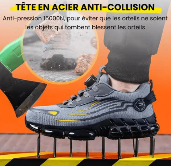 INDESTRUCTIBLE |SOULIERS DE SÉCURITÉ UNISEXE (POUR HOMME ET FEMME)